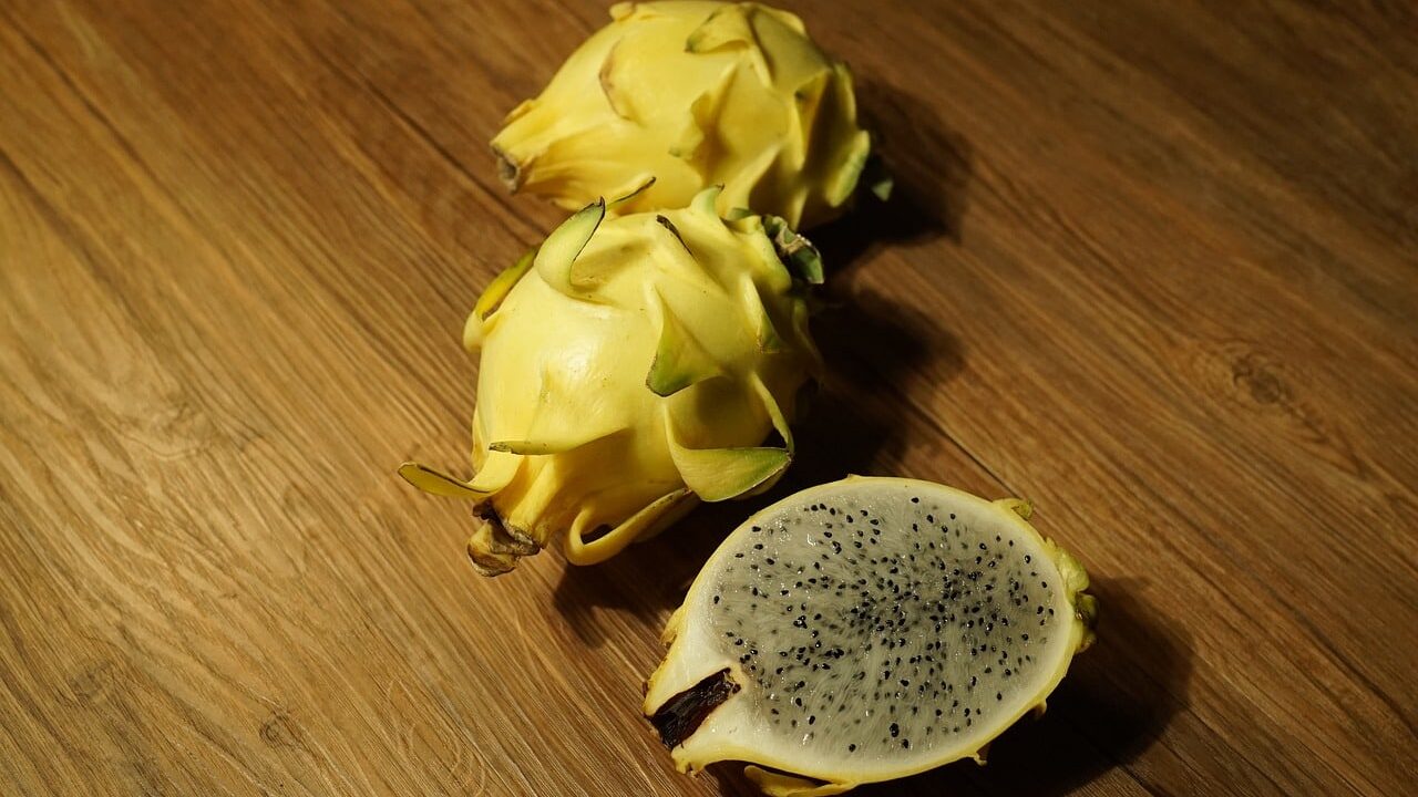 Yellow type of Dragon Fruit